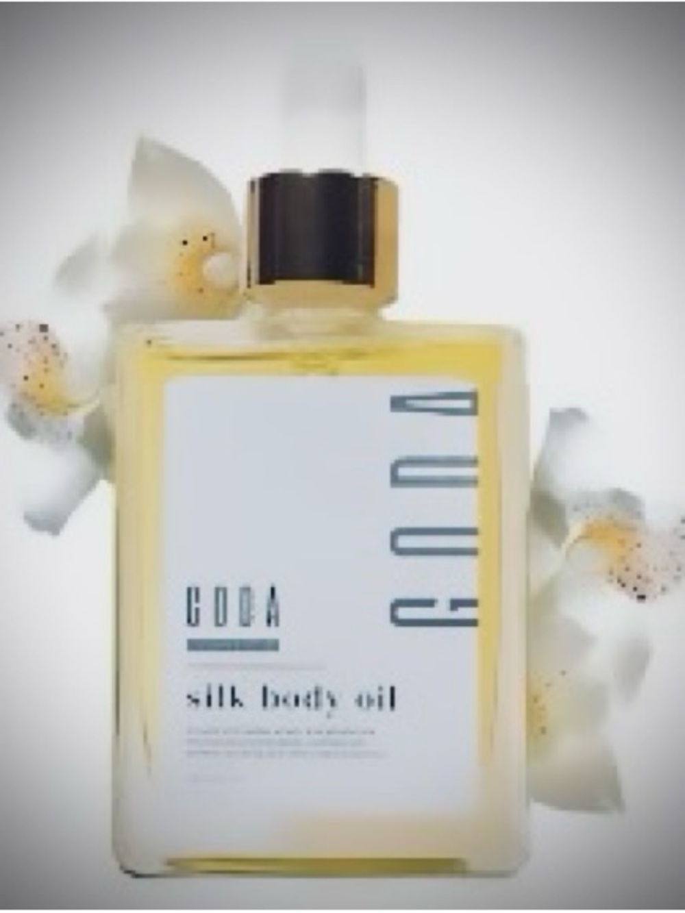 Aura Goda Gold Glass Serum Bottle with White Dropper